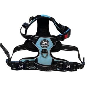 PoyPet Blue Medium Harness - like new